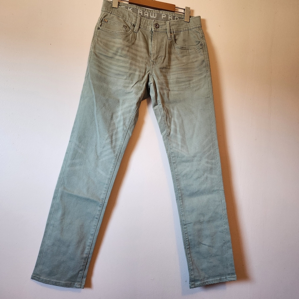 Projek Raw Baru Men's 5-Pocket Regular Fit Denim Jeans Sage Size 30x32